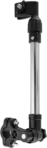 VBESTLIFE Soporte de montaje para paraguas, soporte ajustable de acero inoxidable para sillas de ruedas, bicicleta, cochecito