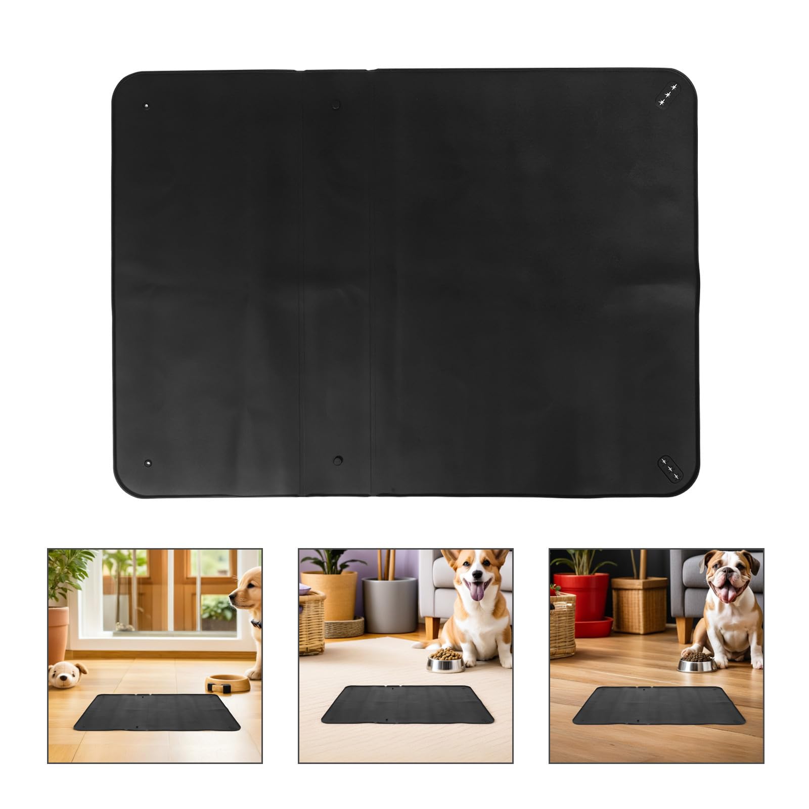 Soporte con Ventosas Antideslizantes de Silicona Flexible y Reutilizable para Almohadilla de Orina para Mascotas para Entrenamiento y Viaje Canino