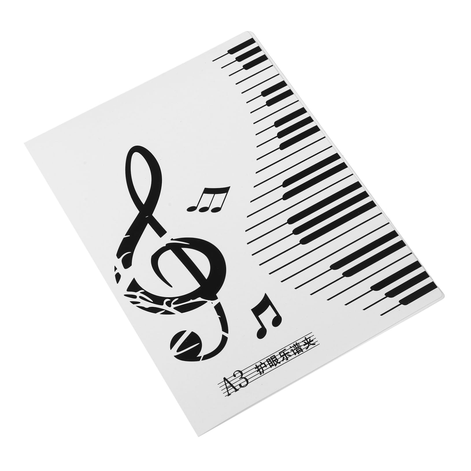 Toddmomy Choral Folder Music File Storage Sturdy Plastic Sheet Music Holder Portable Design