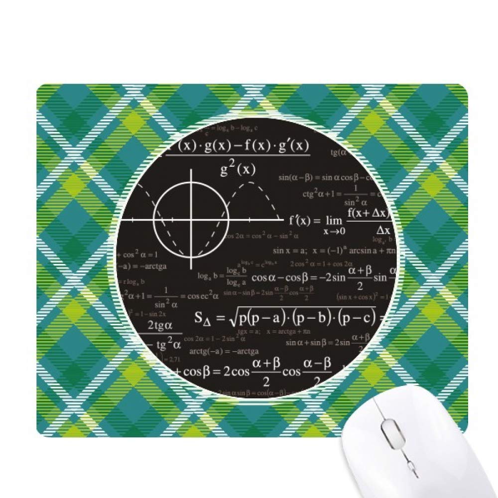 Tapis de souris formule mathématique vert style grille pixel - 6