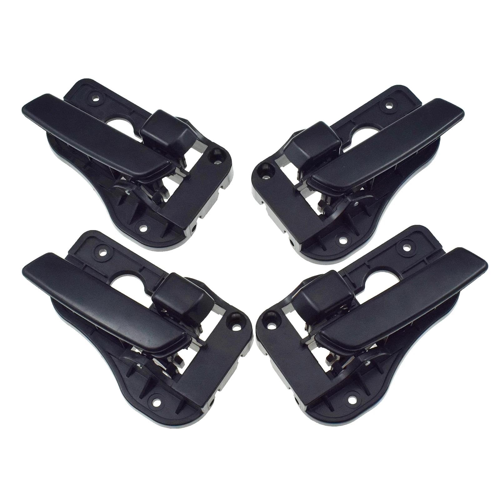 Fkhbzm Style 1 4Pcs Car Interior Door Handle Left Right Set For Kia For Carens For Rondo 2007-2013 82620-1D000 82610-1D000