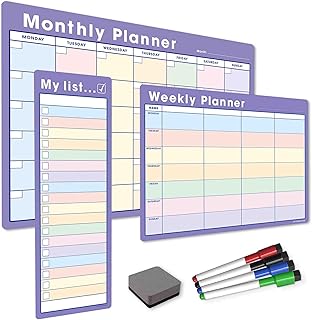 TMS #1 Magnetic Whiteboard Planner Pack/Custom Dry Erase Set