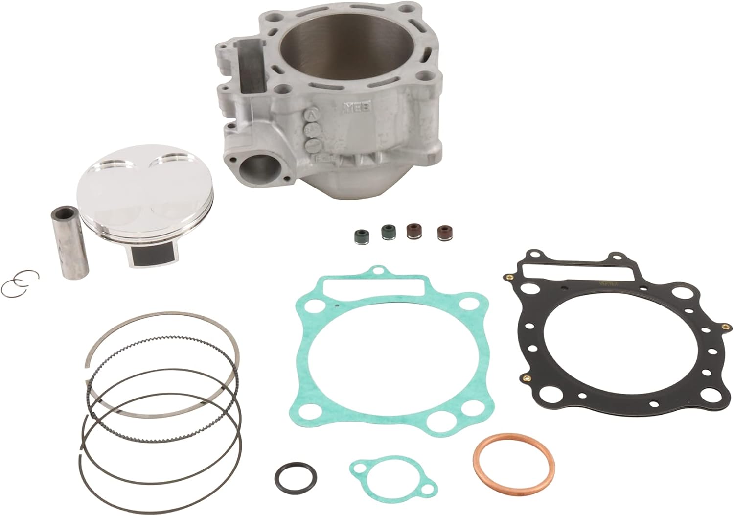 Cylinder Works 10002-K02 Standard Bore Cylinder Kit Compatible With/Replacement For Honda CRF 450 R 2007-2008 12.1:1 Compression Ratio, 96 mm Cylinder Diameter, Standard Bore Cylinder Kit Type
