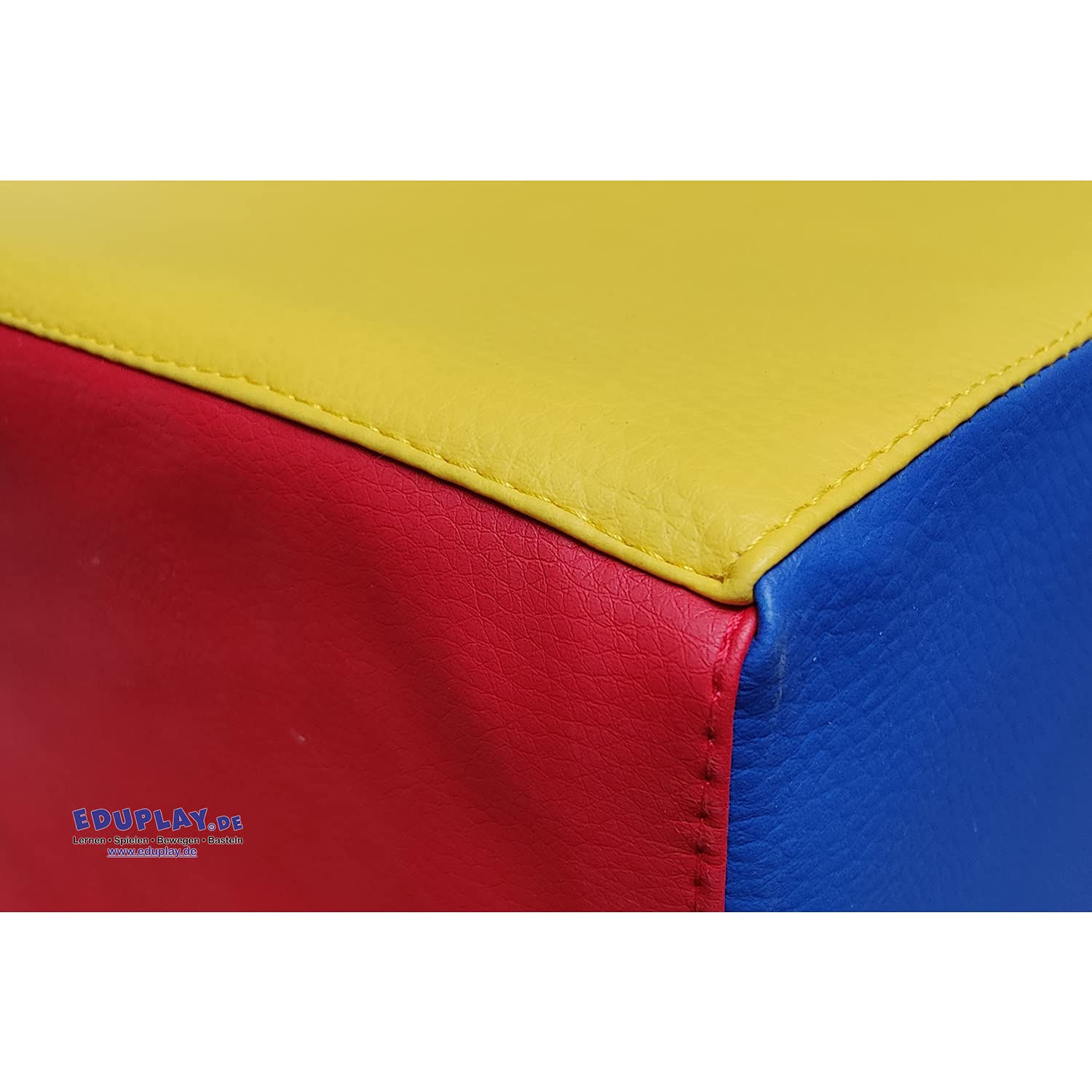 EDUPLAY 110487 Hüpfpolster Kunstleder 113 x 75 cm, Mehrfarbig