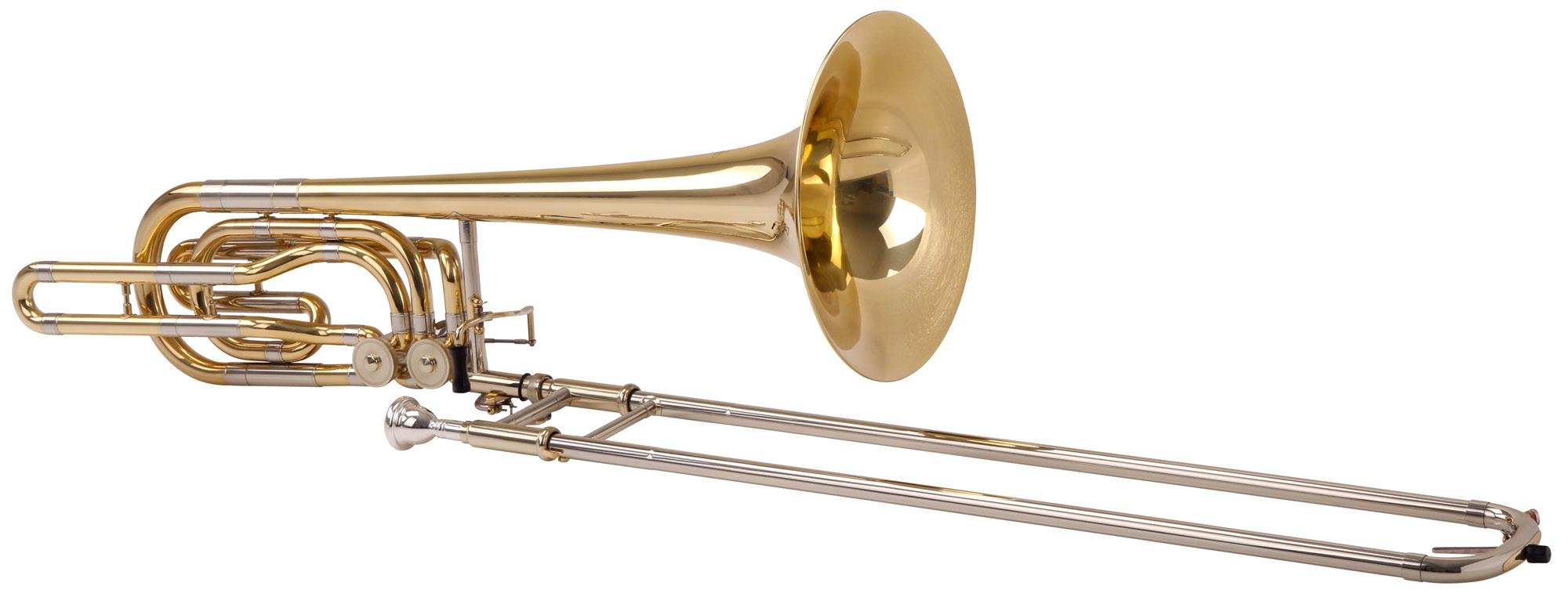 Classic Cantabile BP-60 Trombone Basso (2 valvole, valvola di quarta, valvola di quinta, bocchino, custodia/zaino)