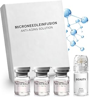 At-home Micro Infusion Kit with Hyaluronic Acid & Collagen Peptides | Anti-Aging, Smooth wrinkles, lines & sagging skin, Enhance serum absorption, Easy to use, Suitable for all skin types