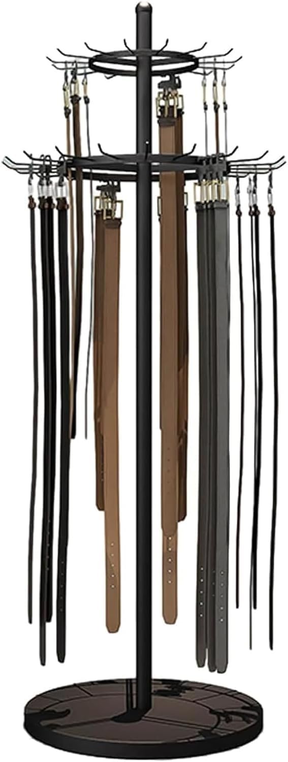 Cintre de ceinture au sol armoire hommes et présentoir cravates