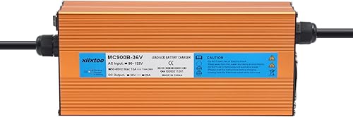 Miniatura 4 de Cargador de batería de carrito de golf de 20 amperios y 36 voltios, compatible con carritos de golf EZGO TXT de 36 voltios con estilo Denchufe