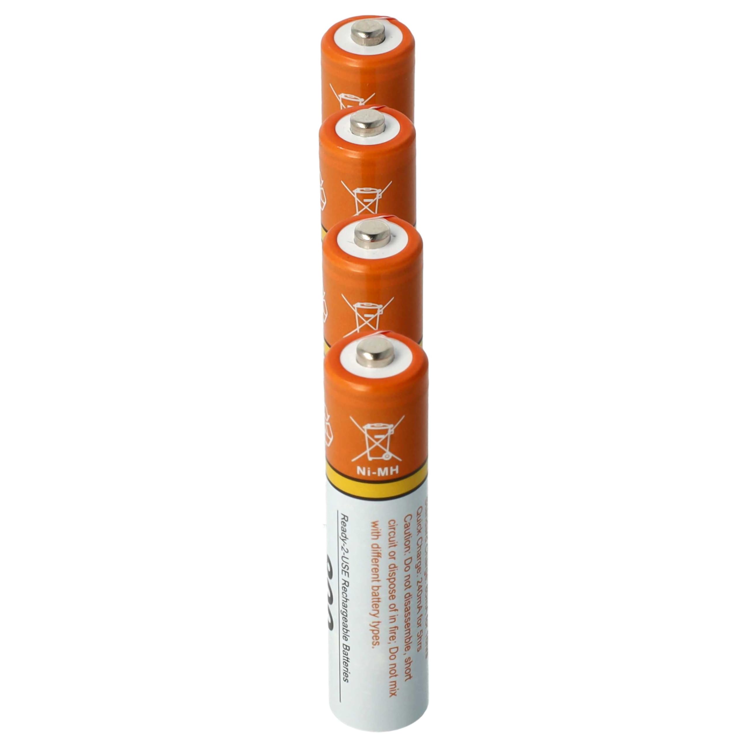 vhbw 20x AAA Micro Akku kompatibel mit Unify OpenScape S5 schnurlos Festnetz Telefon (800 mAh, 1,2 V, NiMH)