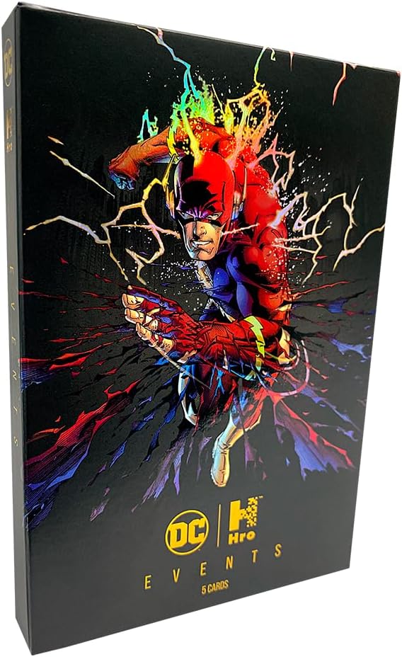 HRO DC x Limited-Edition Hybrid Events Collection Flowpack - DC Unlock The Multiverse, 5 Hybrid NFT Trading Cards