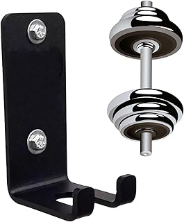 Soporte vertical para mancuernas | Soporte metálico que ahorra espacio, vertical para barra – para gimnasio, sótano, espacio de ejercicio, almacenamiento, fitness y entrenamiento de fuerza