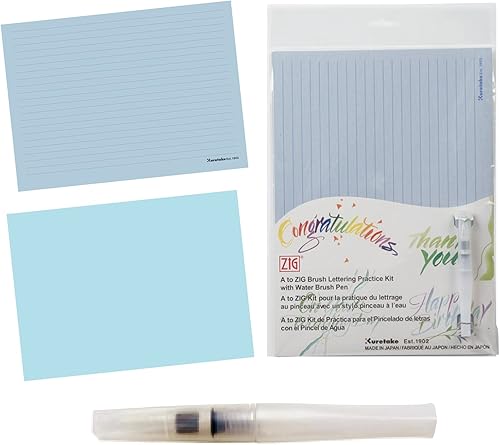 Zig INPK-002 Kit de práctica de letras con pincel