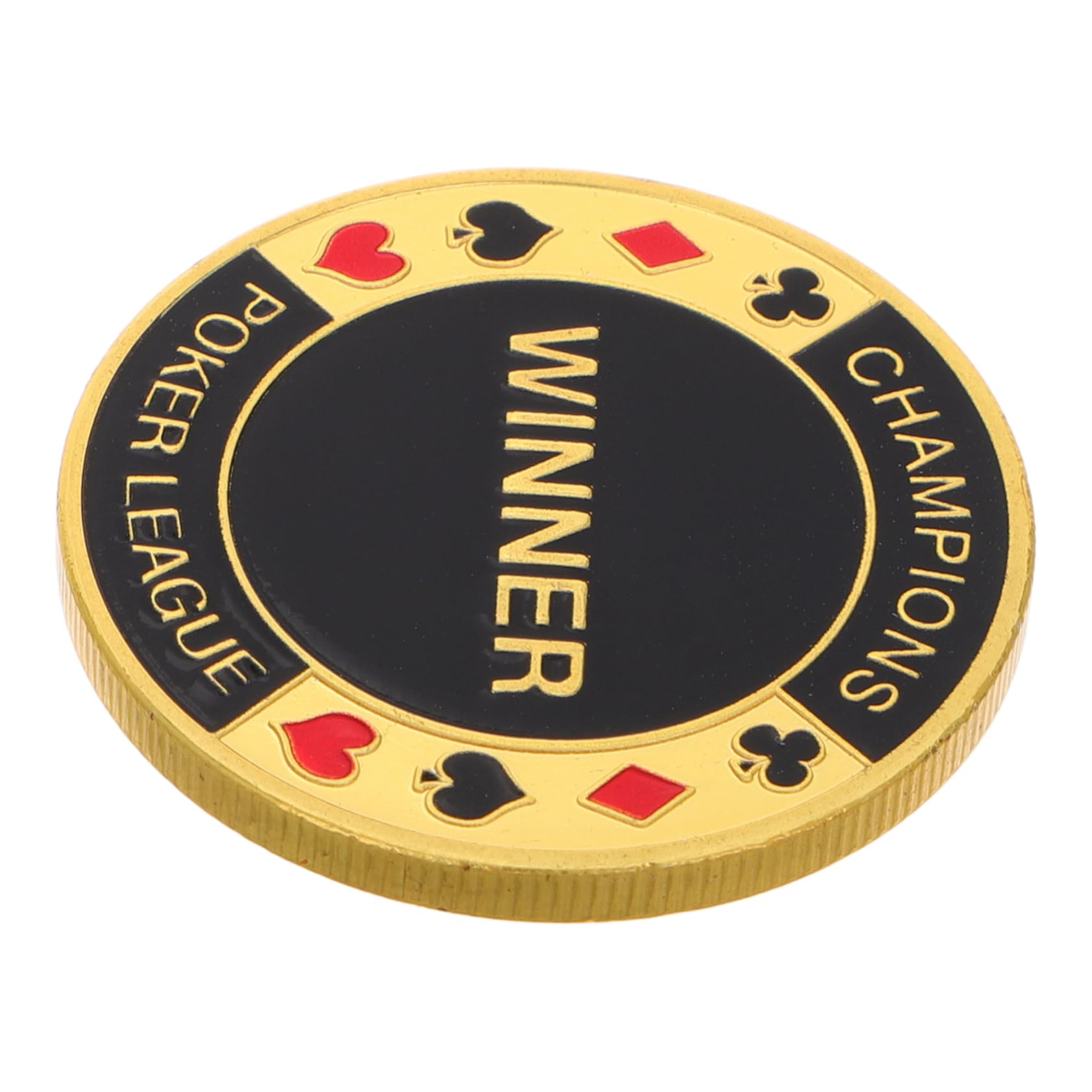 Hemoton Collectible Poker Metal Press Poker Card Protectors Hold'em Accessory Medal for Souvenirs