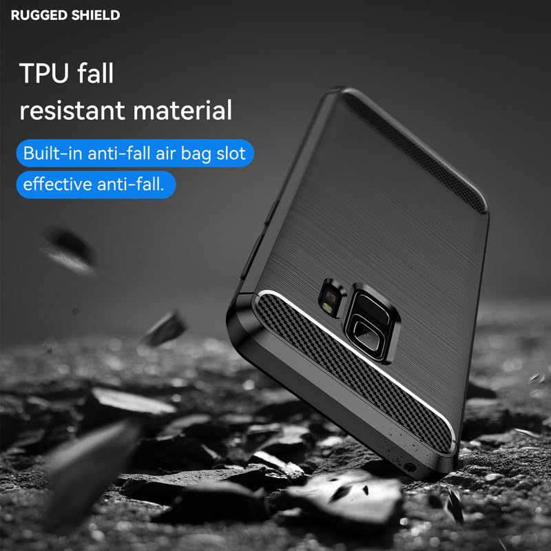 Image of Hybrid Carbon Fiber Back Case for Samsung Galaxy S9 (Black)