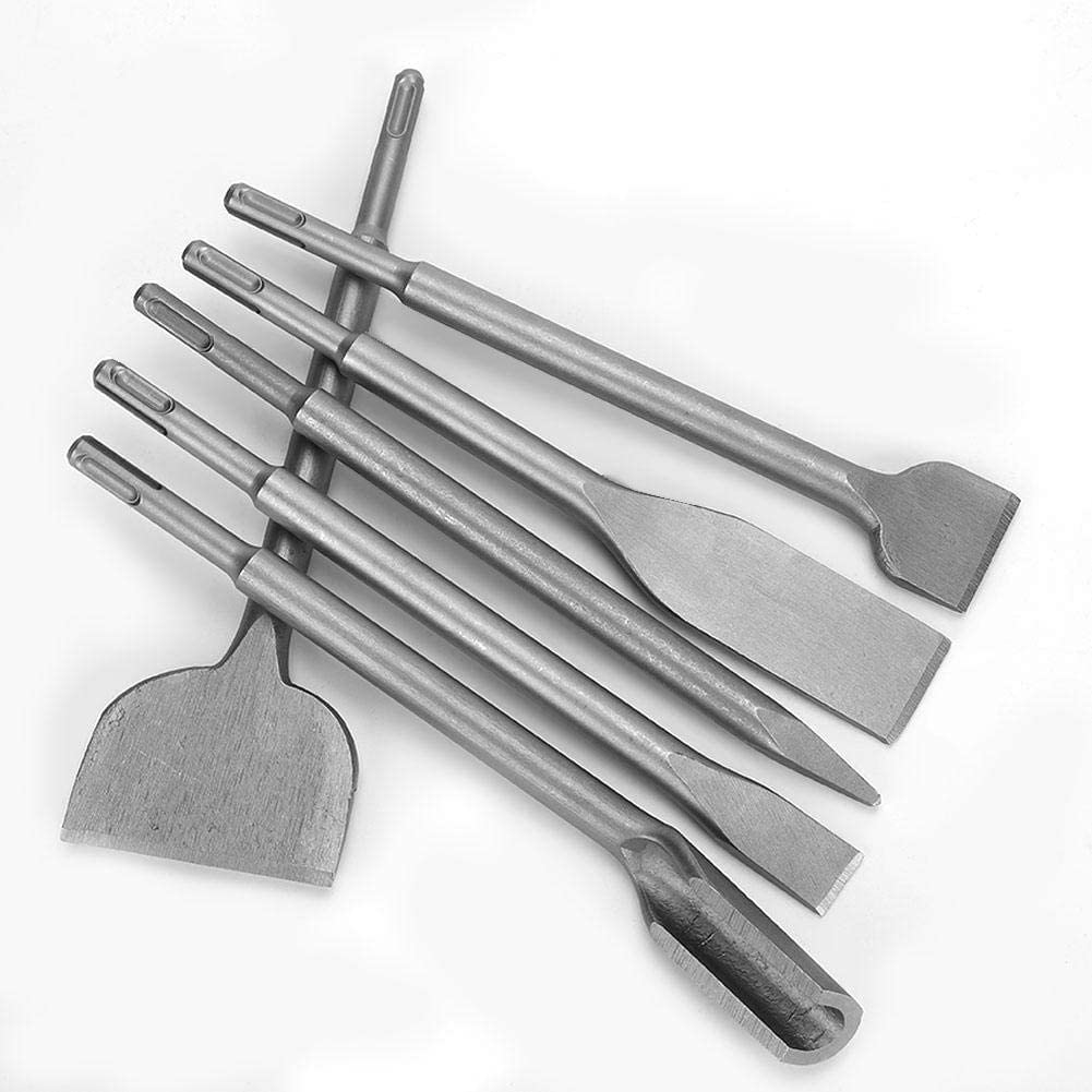 6 cinceles de martillo giratorio 40 , cinceles de martillo SDS Plus para pared de hormigón