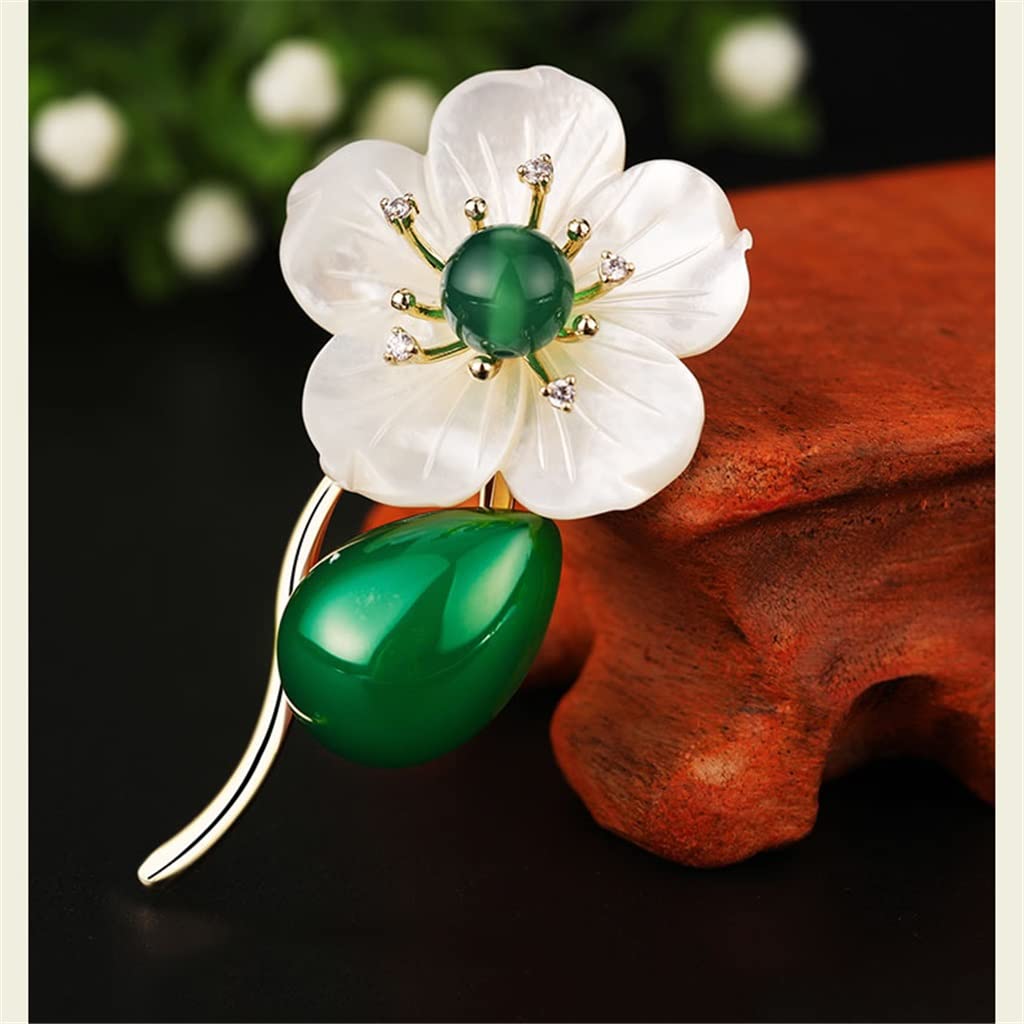 Broche de fleur rétro raffinement et corsage bijoux de tempérament