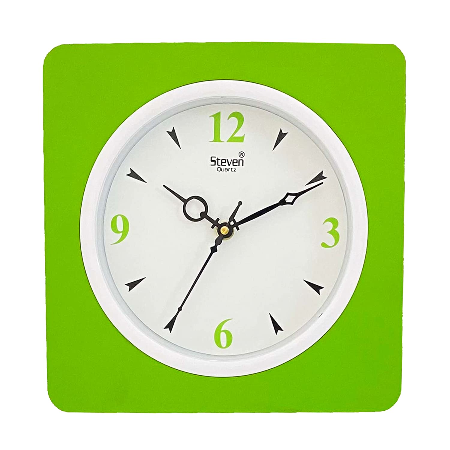 Buy Steven Quartz Designer Square Wall Clock for Your Living Room
