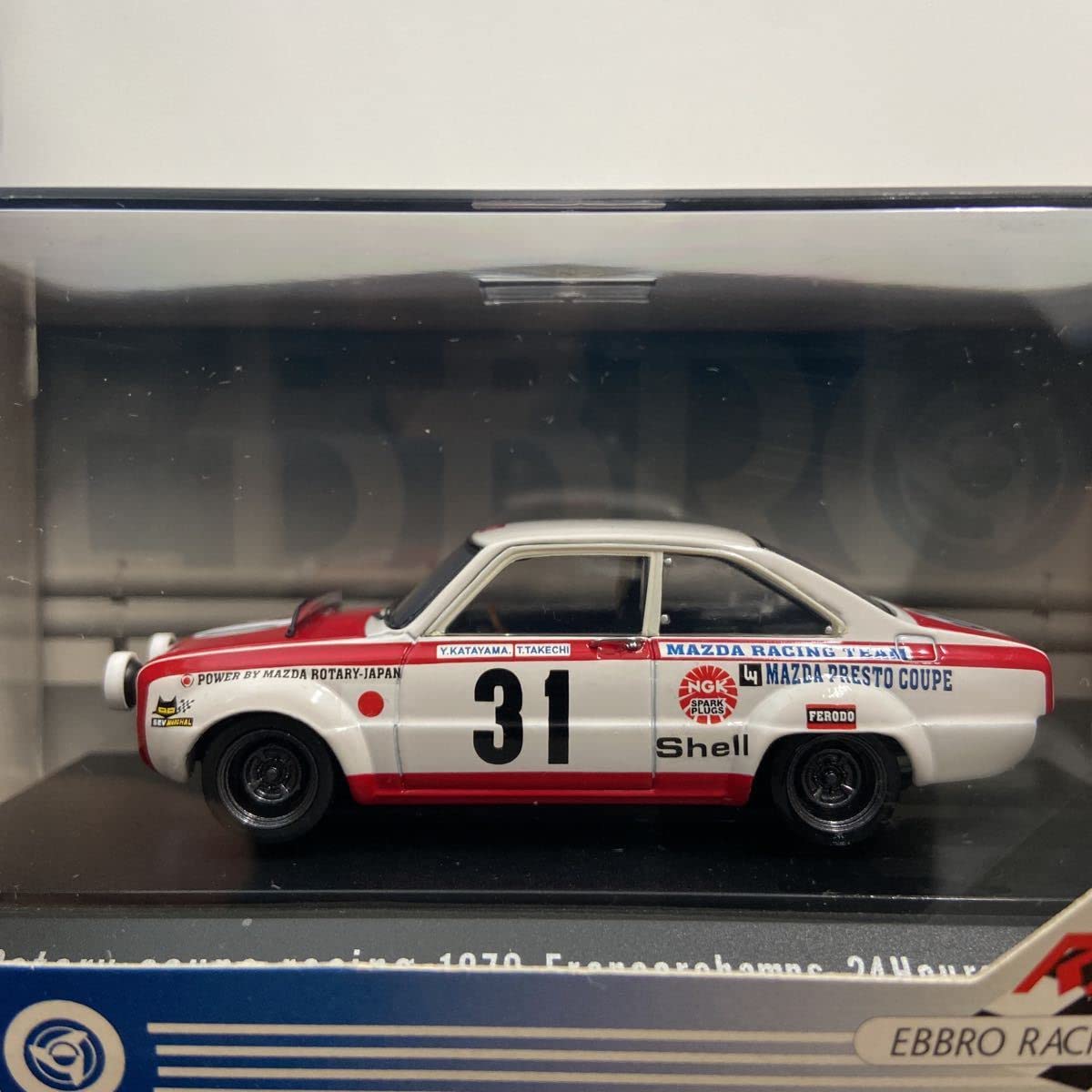Amazon | EBBRO 1/43 MAZDA Rotary Coupe Racing 1970年 #31 24時間