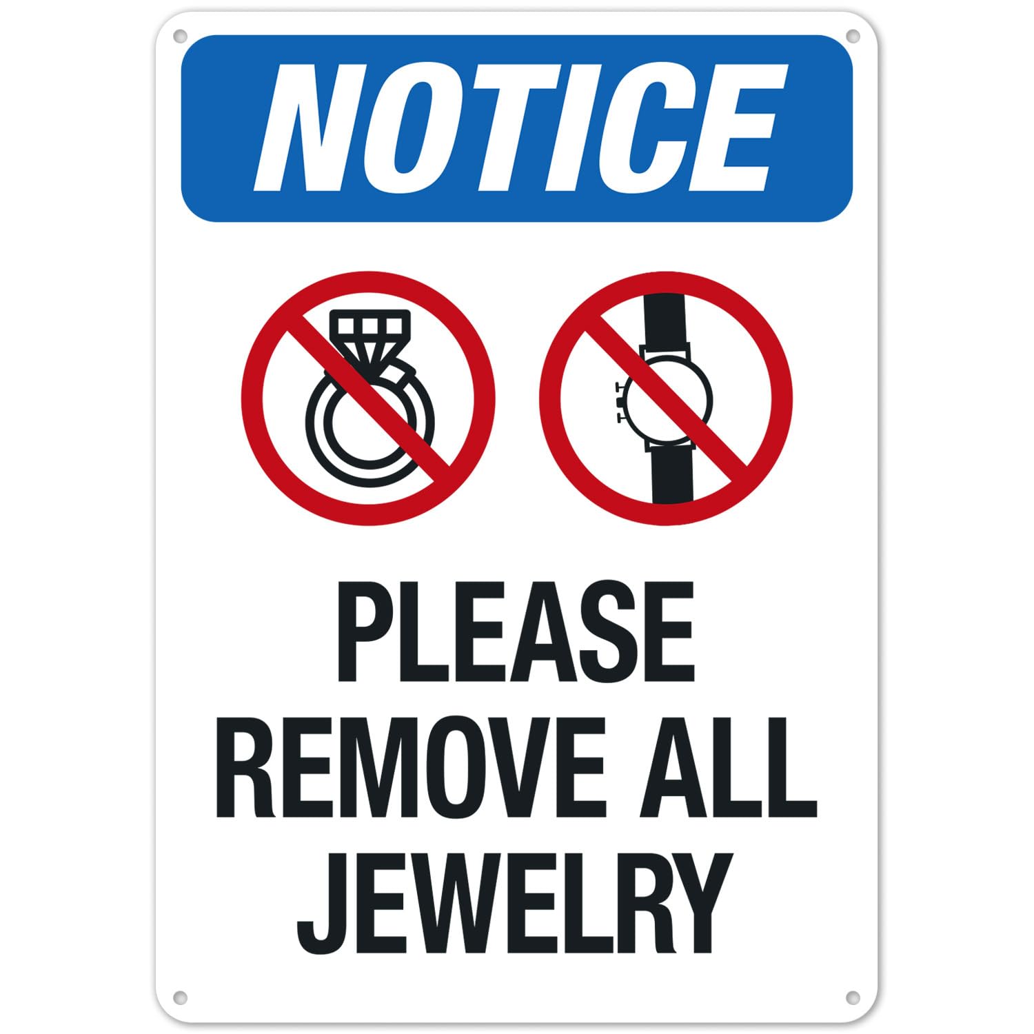 Daily Wear Reminder Prompt Metal Sign Spa Bathroom Public Area Decor 8x12 Inch