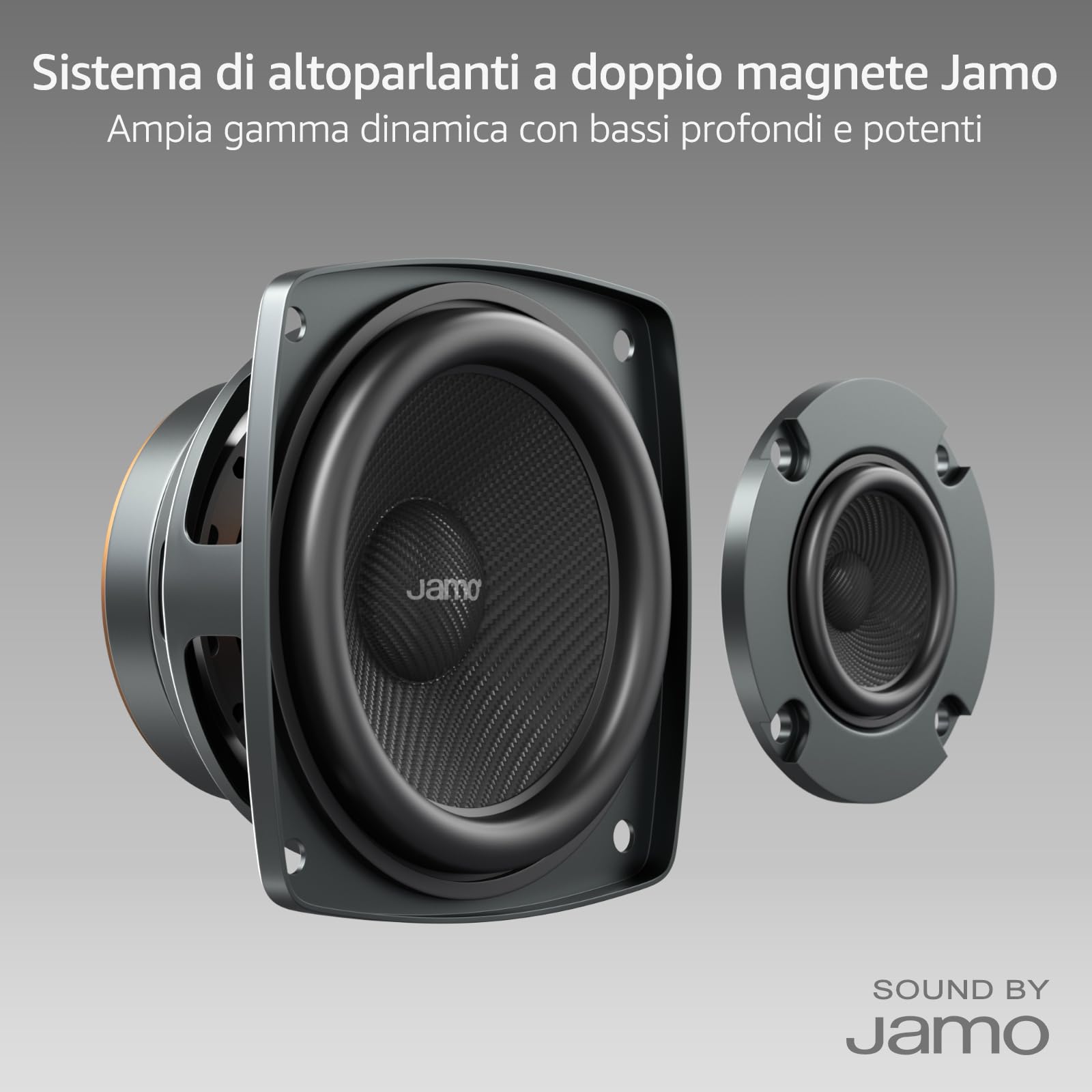 STACK STONE x Jamo Giradischi Vinile Vintage Bluetooth, Giradischi con Altoparlanti, Sistema Antivibrazione, Cartuccia Magnetica AT3600L, Hi-Fi, 33/45 RPM