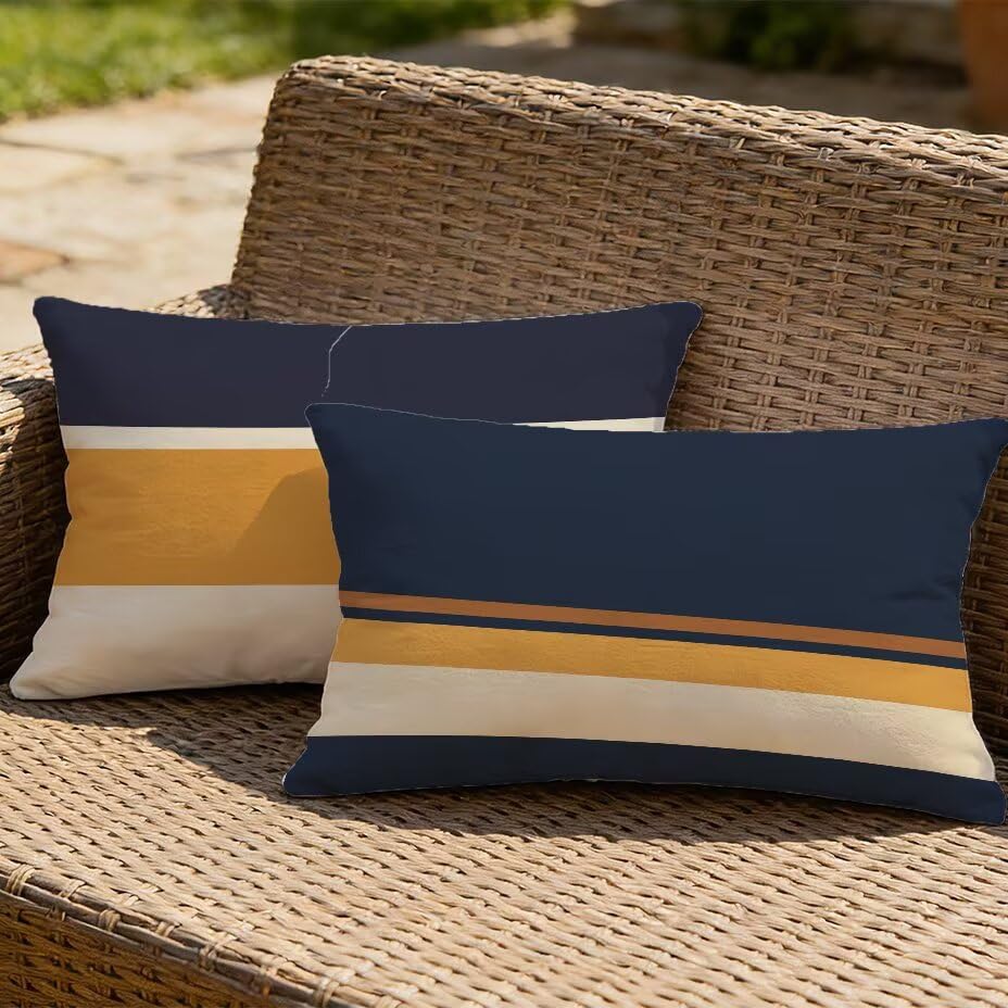 Housse de coussin de jardin 80x100 imperméable extérieur moderne