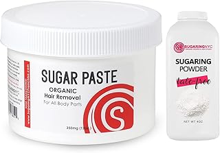 Sugaring Waxing Standard Paste for Home use on Bikini, Brazilian Waxing, Legs , Chest Bundle with Sugaring Powder - easy to use at home