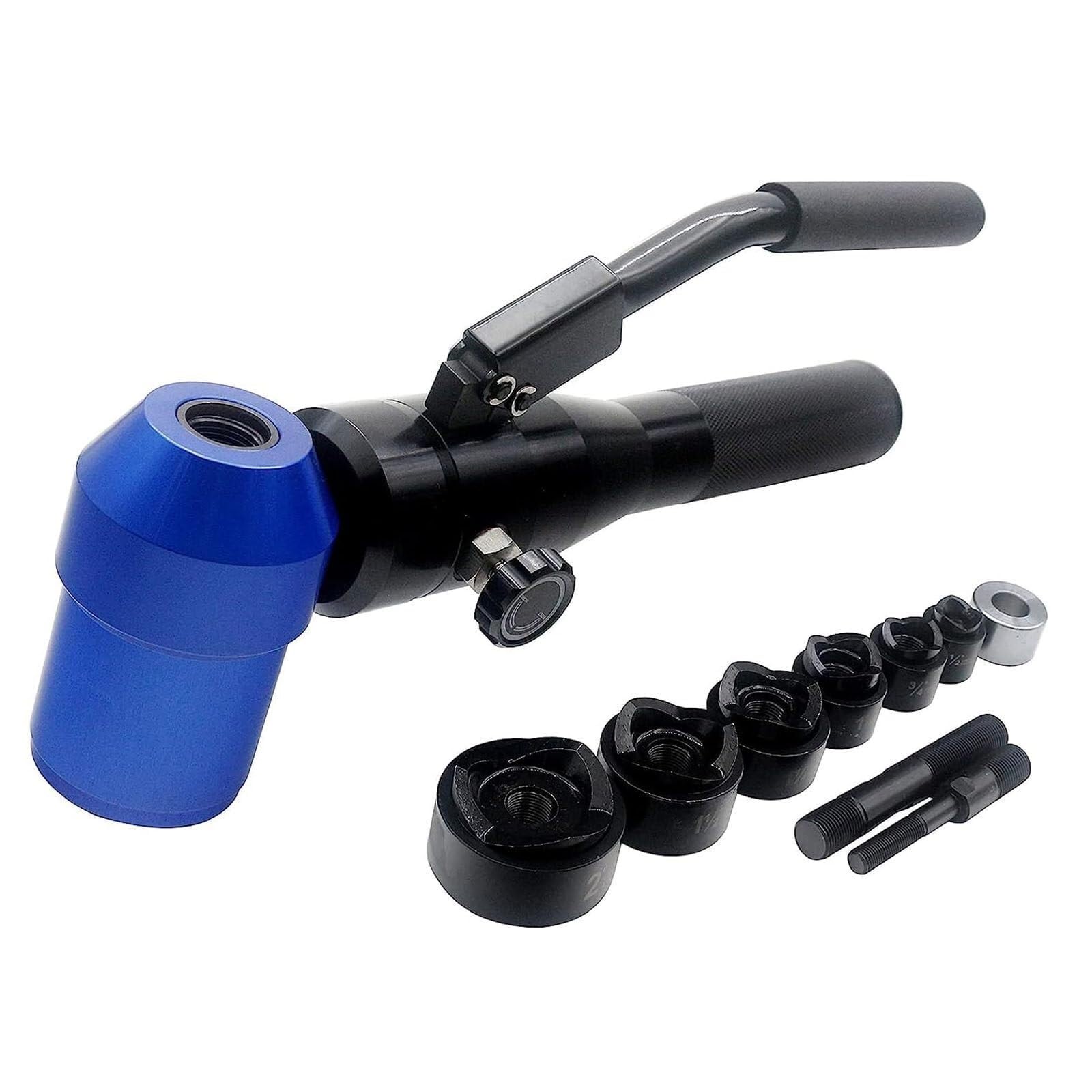 Kit d'outils de pilote de poinçon hydraulique perforateur tôle coupe-trou 6 matrices