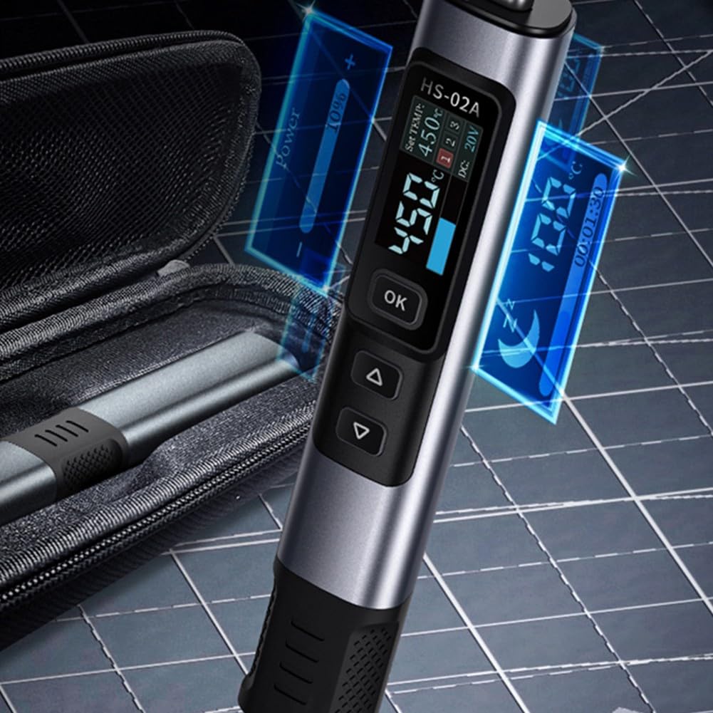 Kit de soldador de 100 W, herramienta de soldadura de temperatura ajustable