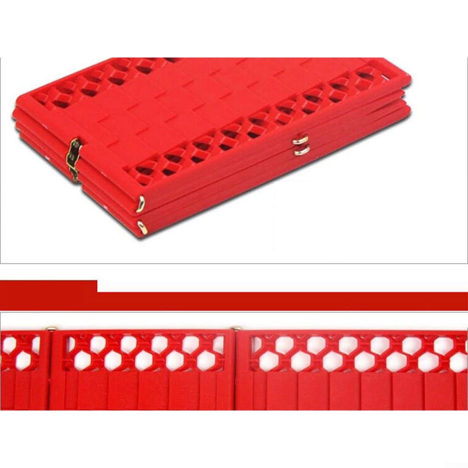 Ausilio per lo salito dell'auto, in ABS, 30 x 18 x 30 cm, aiuto antiscivolo per pneumatici, tavola di trazione arancione, per tutti i modelli di veicoli (1 paio di arancioni)