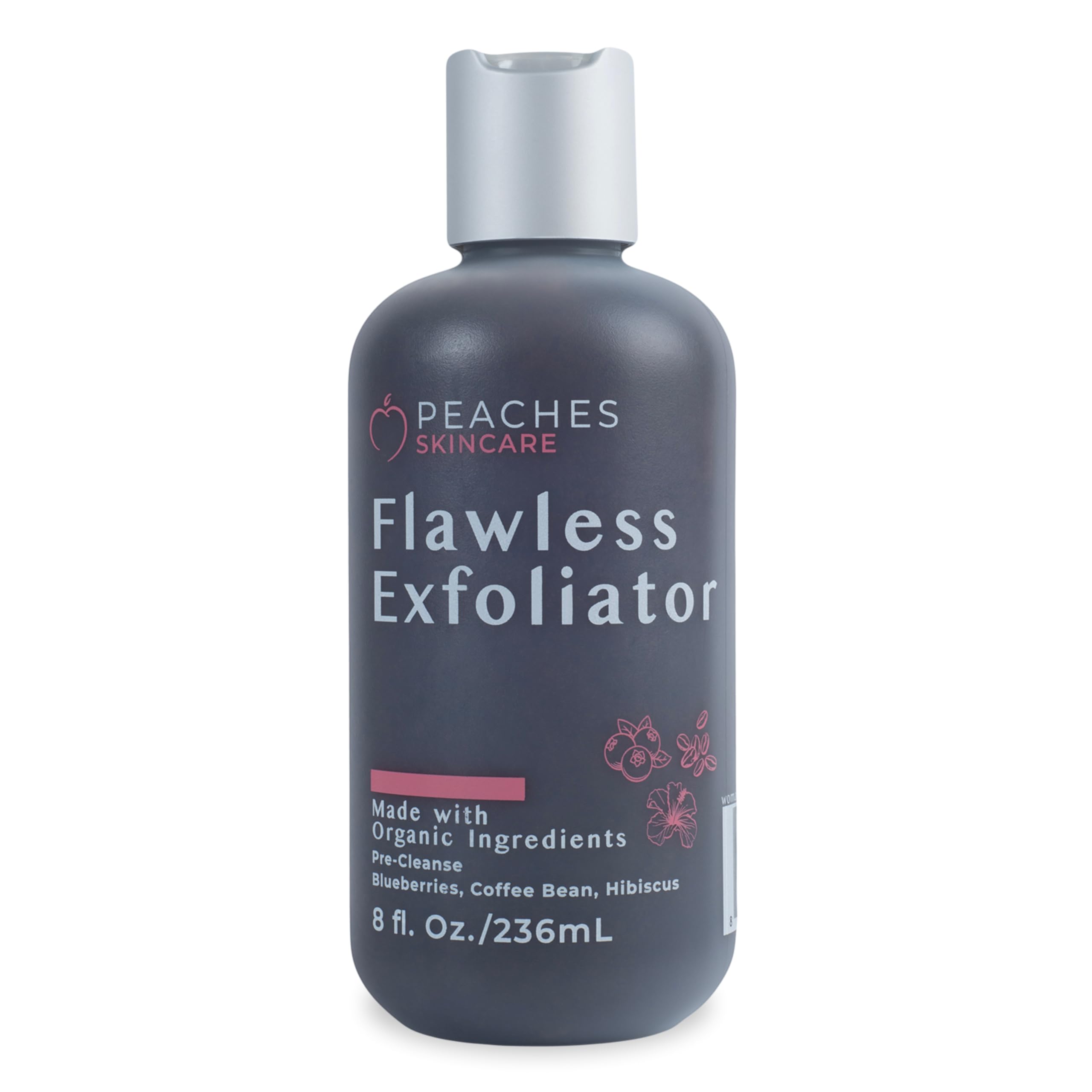 Vegan Face Exfoliator Scrub – Gentle Daily Facial Scrub with Blueberry, Coffee Bean, and Vitamin C – Face Exfoliant for Smooth, Radiant Skin – Flawless Exfoliator (8 oz)