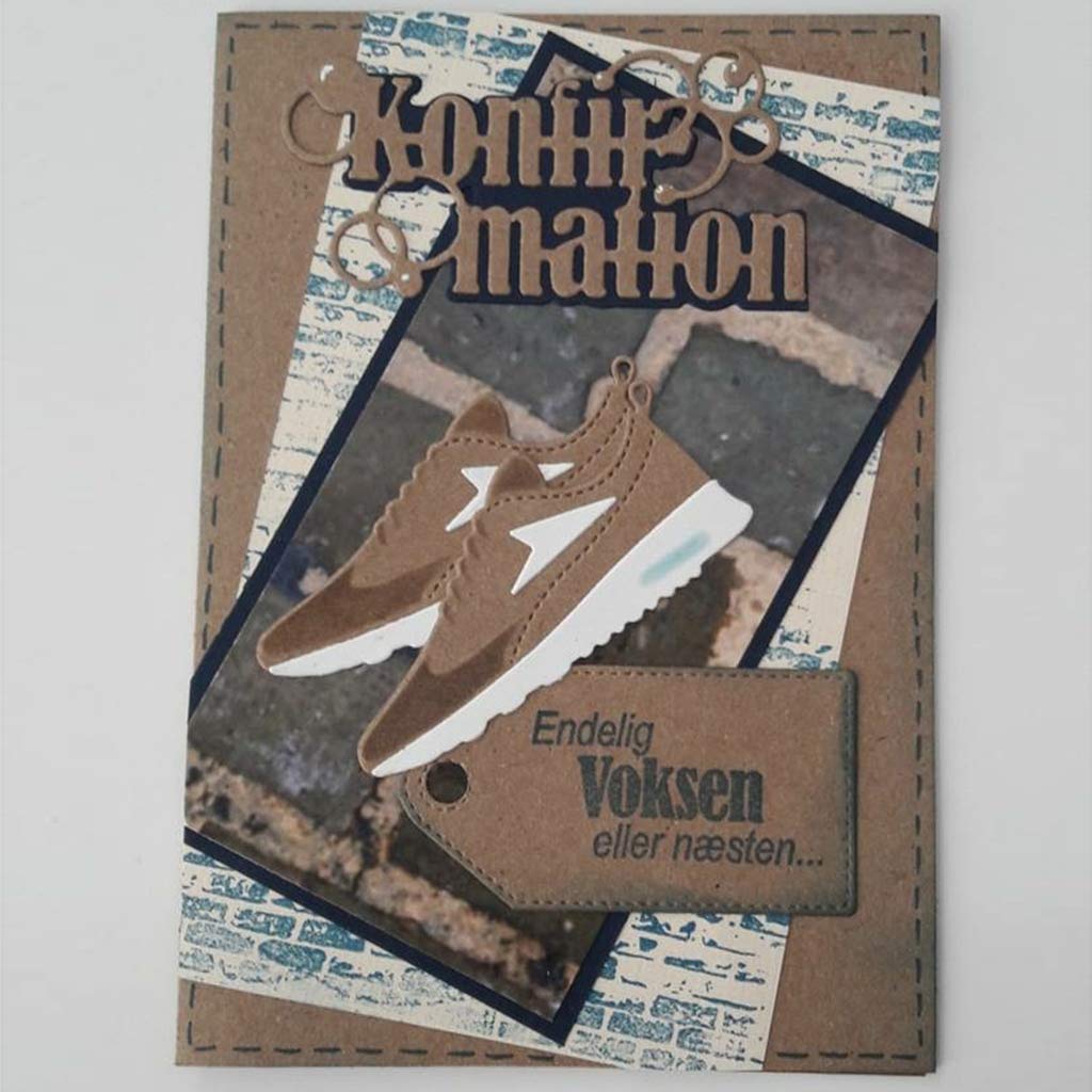 3Pcs Shoes Metal Die Cuts - Embossing Dies For Card Making And Scrapbooking