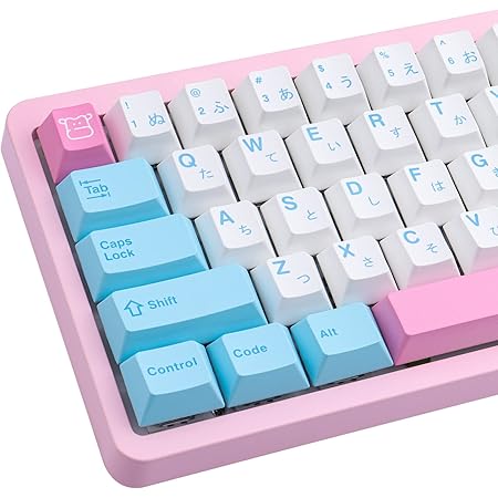 Hyekit Keycaps 140 Keys PBT Dye-Sublimation Milk Keycap Cherry Profile Cute keycaps for 61/87/104/108/84/64/98/96 Mechanical Keyboard