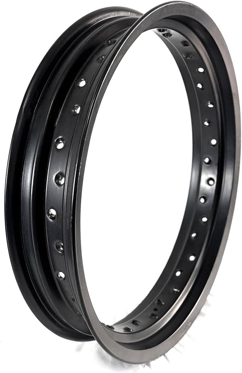 Universal Aluminum Motorcycle Wheels - Black -36 Holes -3.0 x 18