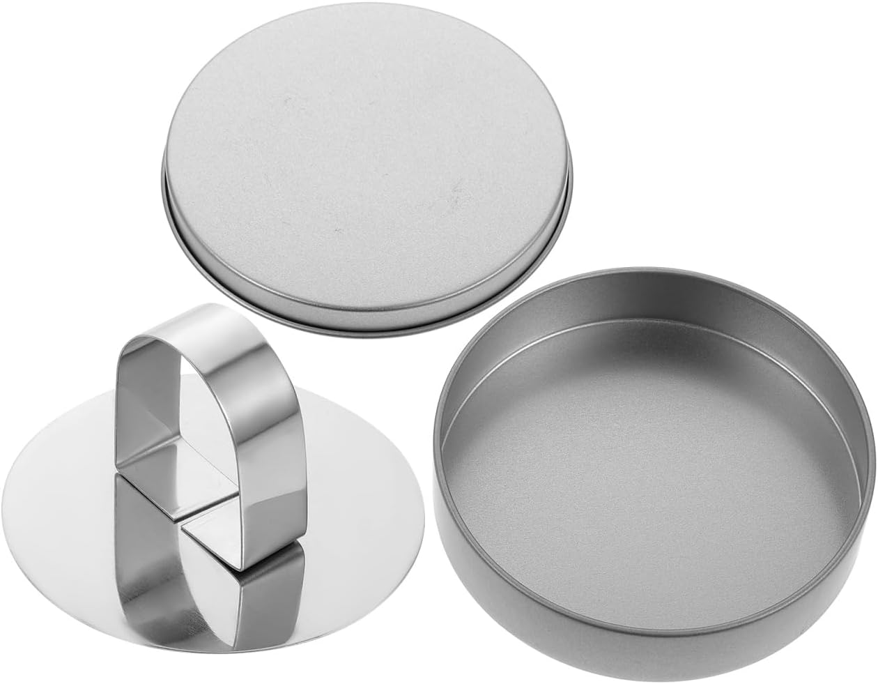 Korean Sugar Candy Making Tools 2pcs Sugar Game Kit Games Cookie Press Molds with Tinplate Storage Box Cake Decoration Tool Stamper