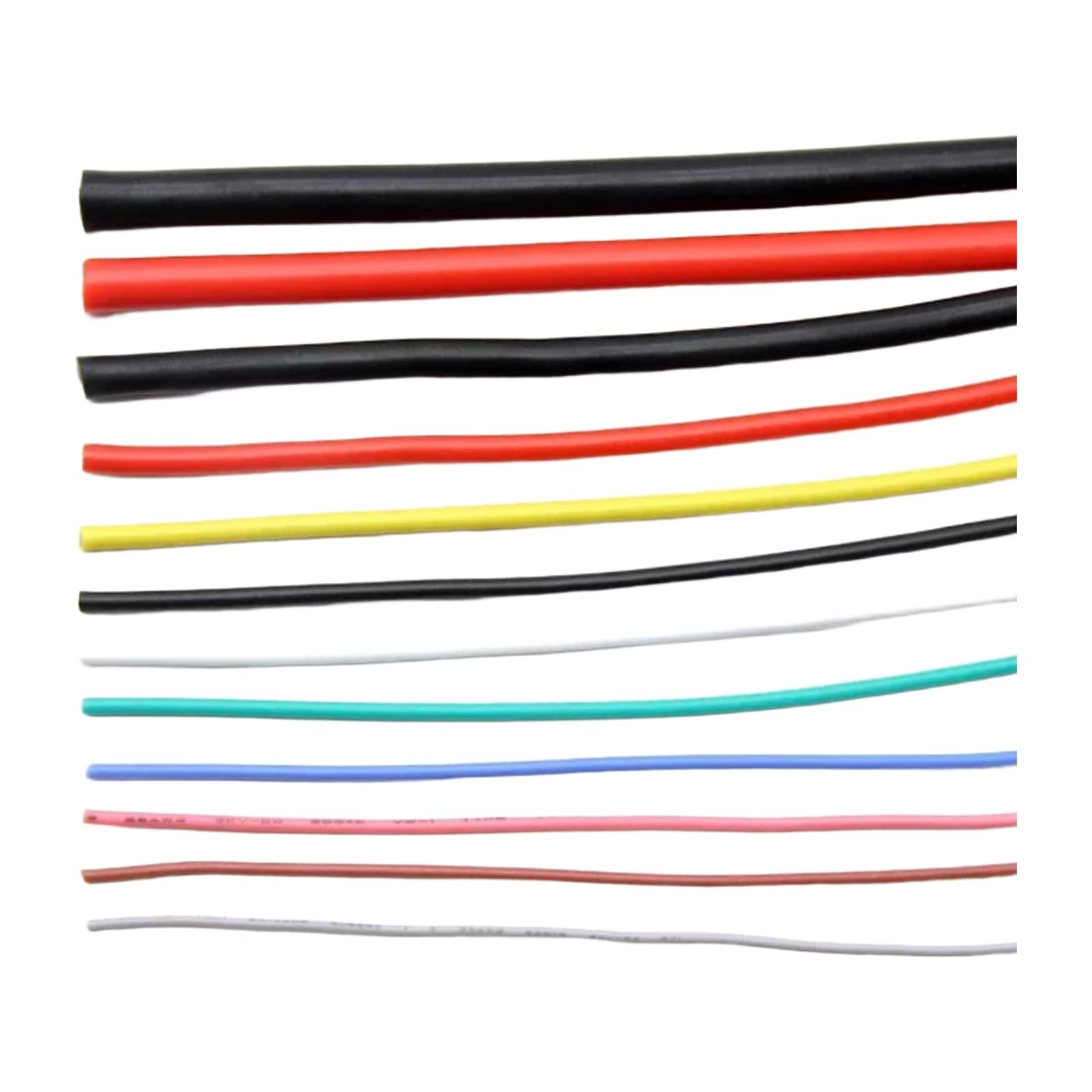Cables eléctricos 1/10M 14/16/18/20/22/24/26/28/30AWG UL3239 3KV 3000 V (gris; 10 metros; 14 AWG)