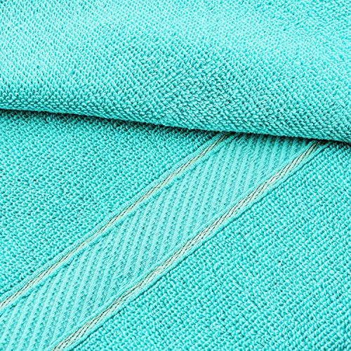 Image of Kuber Industries Cotton Bath Towel 30 inchx60 inch (Sea Green, 3 Pieces Full Size) CTKTC33283