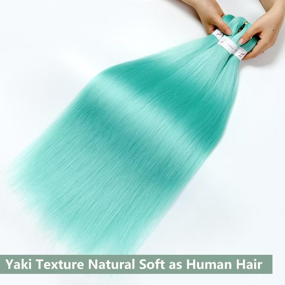 YDDM Capelli Per Treccine Africane Morado Extension Treccine Texture Yaki Easy Install per Principianti 32 Pollici 3 Pezzi Capelli Leggeri e Naturali per Box Braids, Twist e Crochet — view 98