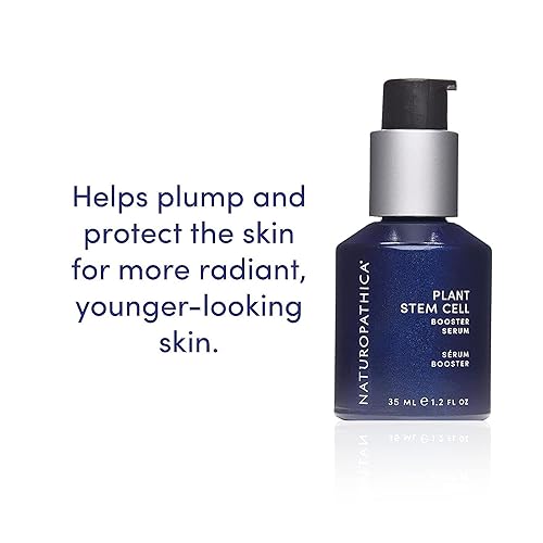 Miniatura 4 de Naturopathica Suero potenciador de células madre vegetales, suero facial antienvejecimiento diario para suavizar líneas finas, suero facial