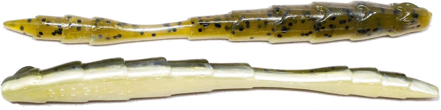 Googan Baits Drag n Drop Green Pumpkin Pearl (Green & Silver)