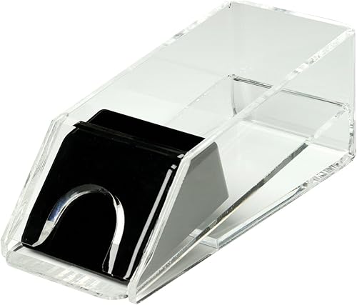 Accesorio de mesa de juego de póquer/casino Fat Cat: Zapato de juego de cartas para blackjack, capacidad para 1-4 cubiertas