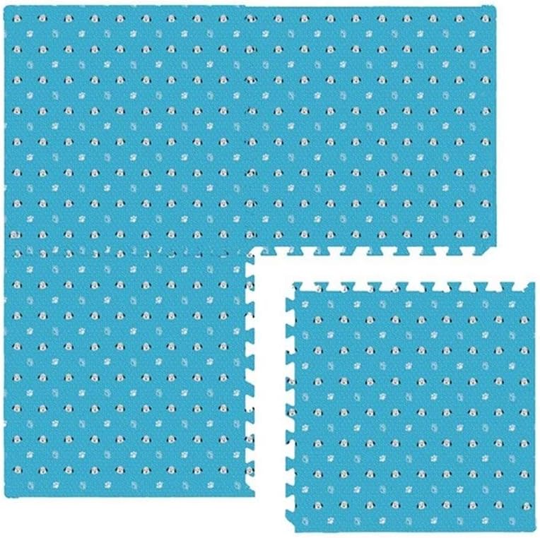 Mat ZHWDT-Foam Floor Foam Puzzle Sliding Rug Children's Living Room Thickened Pastoral Tatami Anti-print Baby Stitching