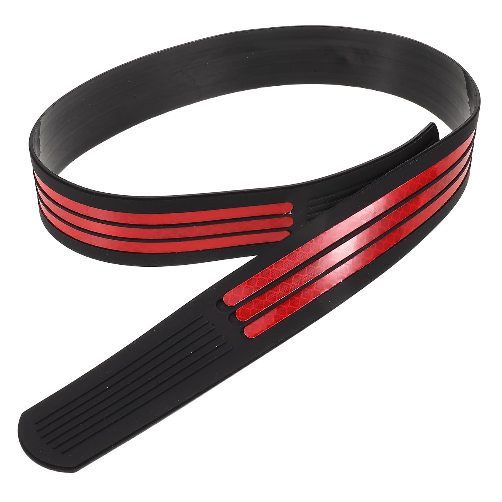 Pegatina reflectante para parachoques HANABASS roja de material flexible resistente para coche 8