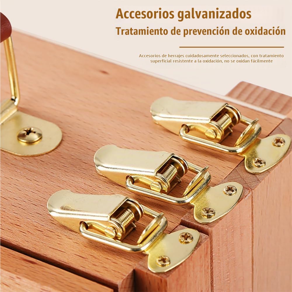 Caballete De Mesa,Caballete De Escritorio Portátil De En Madera De Haya Ajustable, Con 3 Cajones, Adecuado Para Pintura y Dibujo, Ideal Para Adultos, Artistas y Principiantes