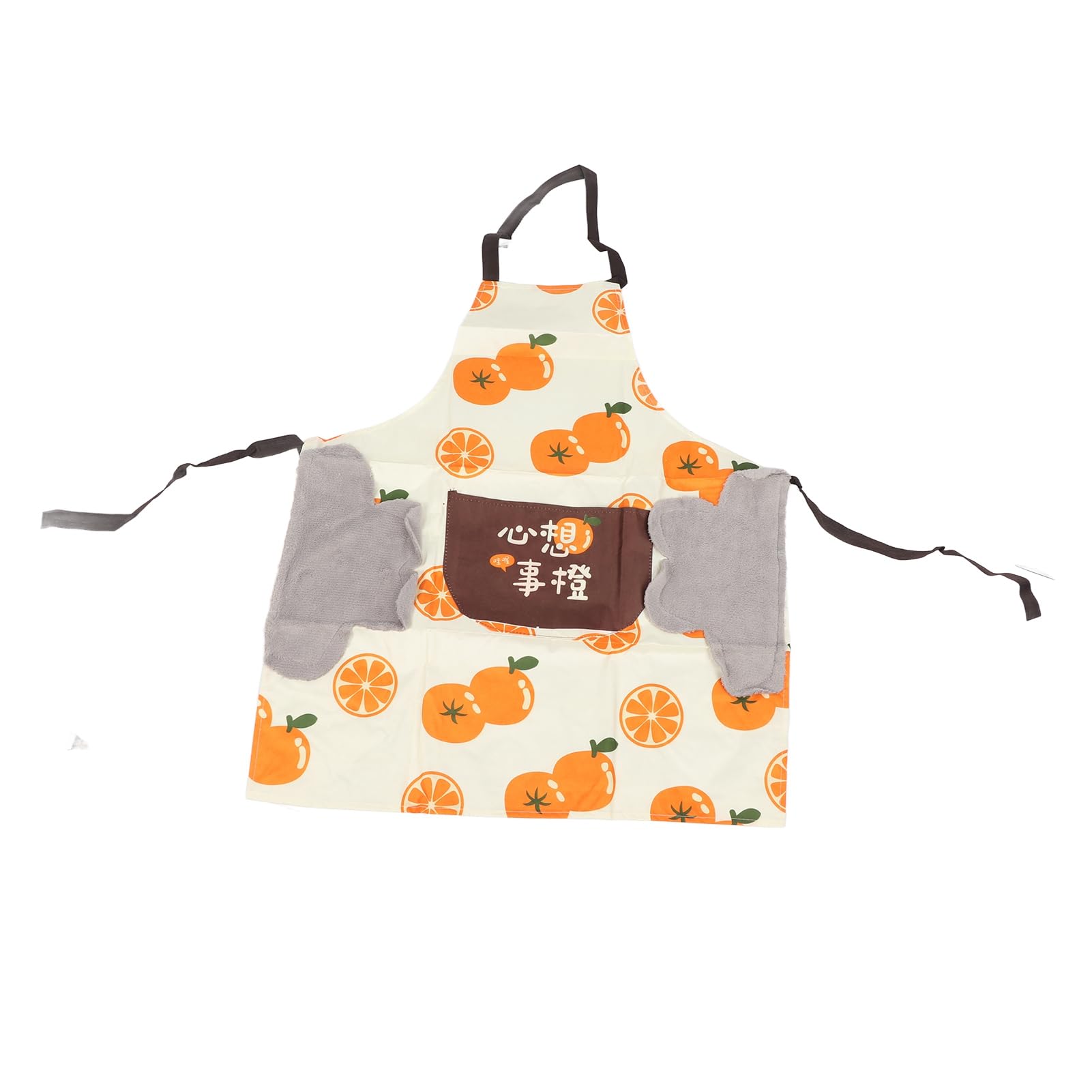 Waterproof Oilproof Apron Adjustable Kitchen Chef Aprons for Men Women Duty Work Apron with Hand Wipe for Kitchen Painting Dishwashing