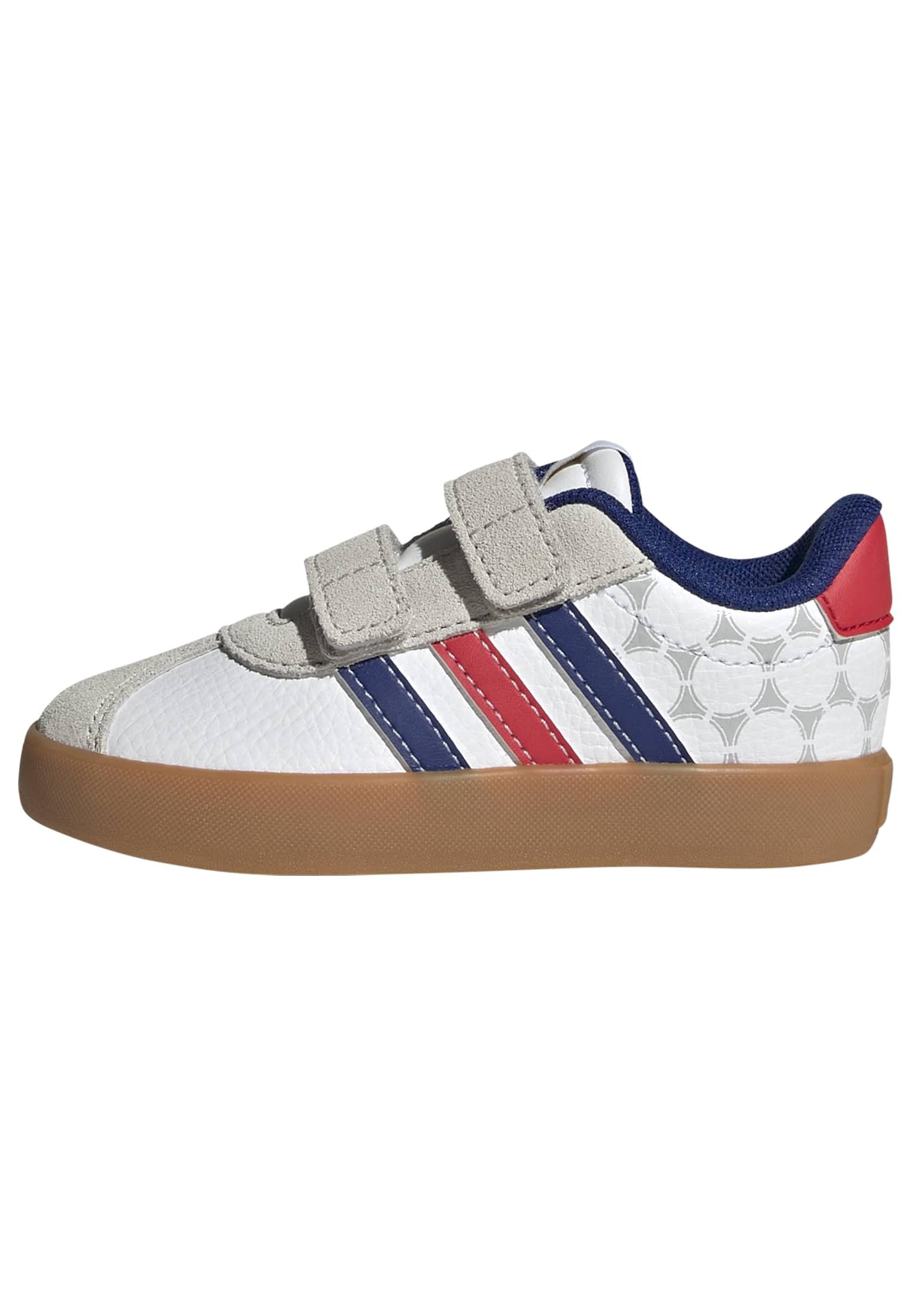 adidas Boys Vl Court 3.0 Slip On Sneakers Shoes Casual - Pink, White