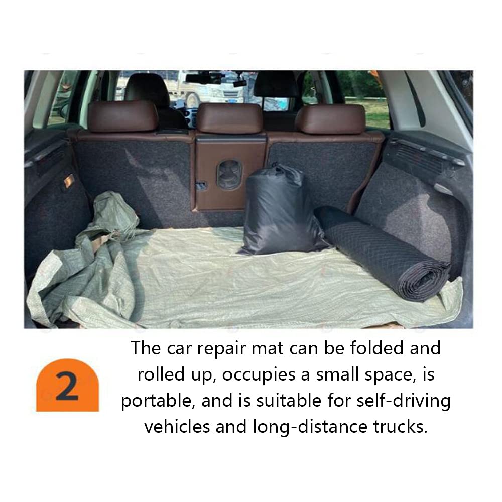 ZPECIAL Tapis de réparation de Voiture Pliable Magic Creeper Pad, Tapis de réparation et d'entretien de Voiture, Tapis de réparation et d'entretien de Voiture, for la Maison et l'extérieur
