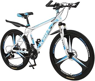 Adult Road Racing Bike Mountain Bikes 26 Inch Folding Mountain Bike with 21 Speed Adults Bicycle Mountain Bike for Women Men Junior Aluminum Full Mountain Bike