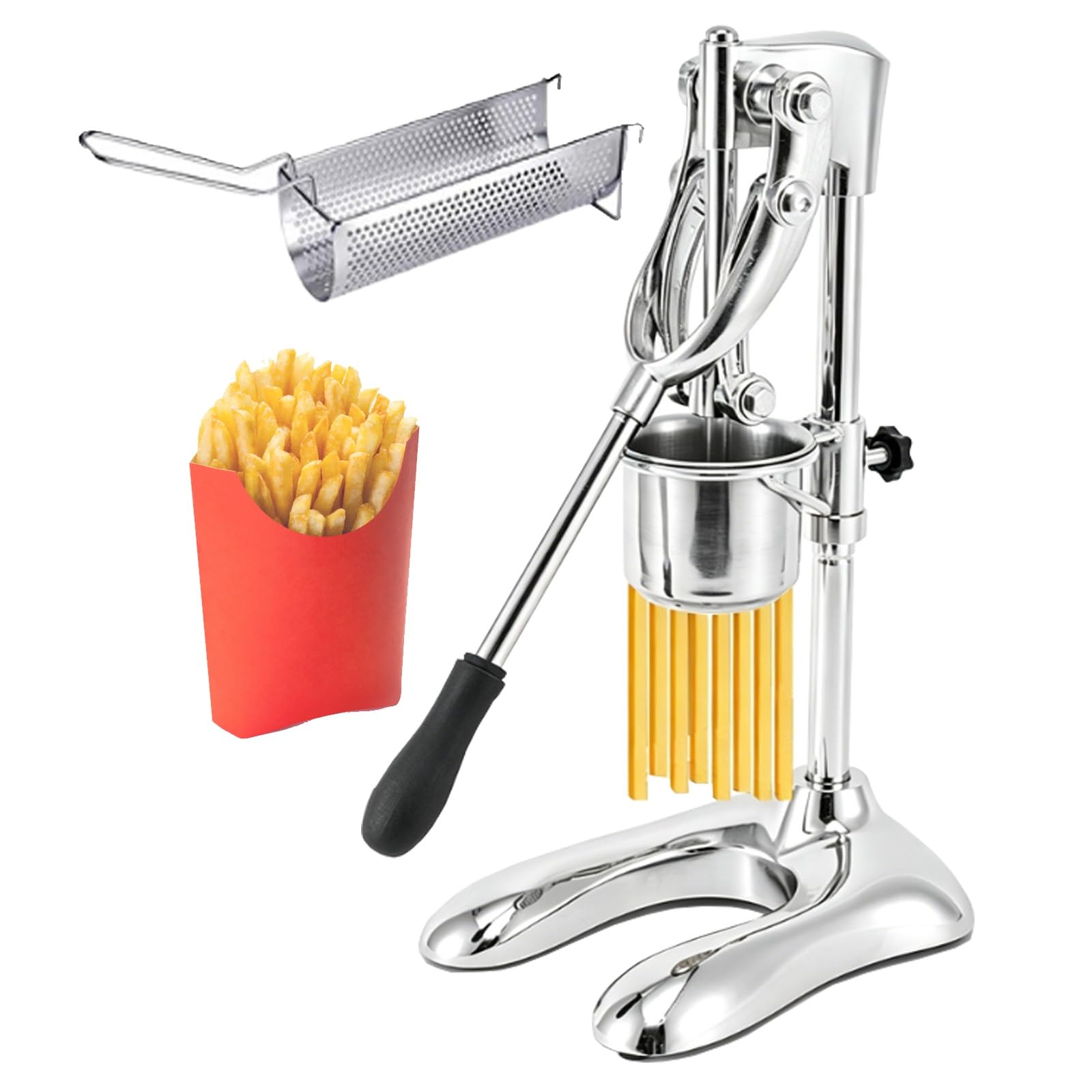 Extrudeuse manuelle de pommes de terre en acier inoxydable durable