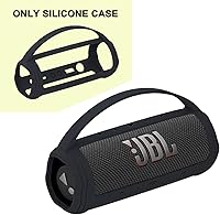 Vista 2 de JCHPINE Funda de silicona para altavoz Bluetooth portátil JBL Flip 6, soporte de transporte protector para accesorios de altavoces JBL Flip 6