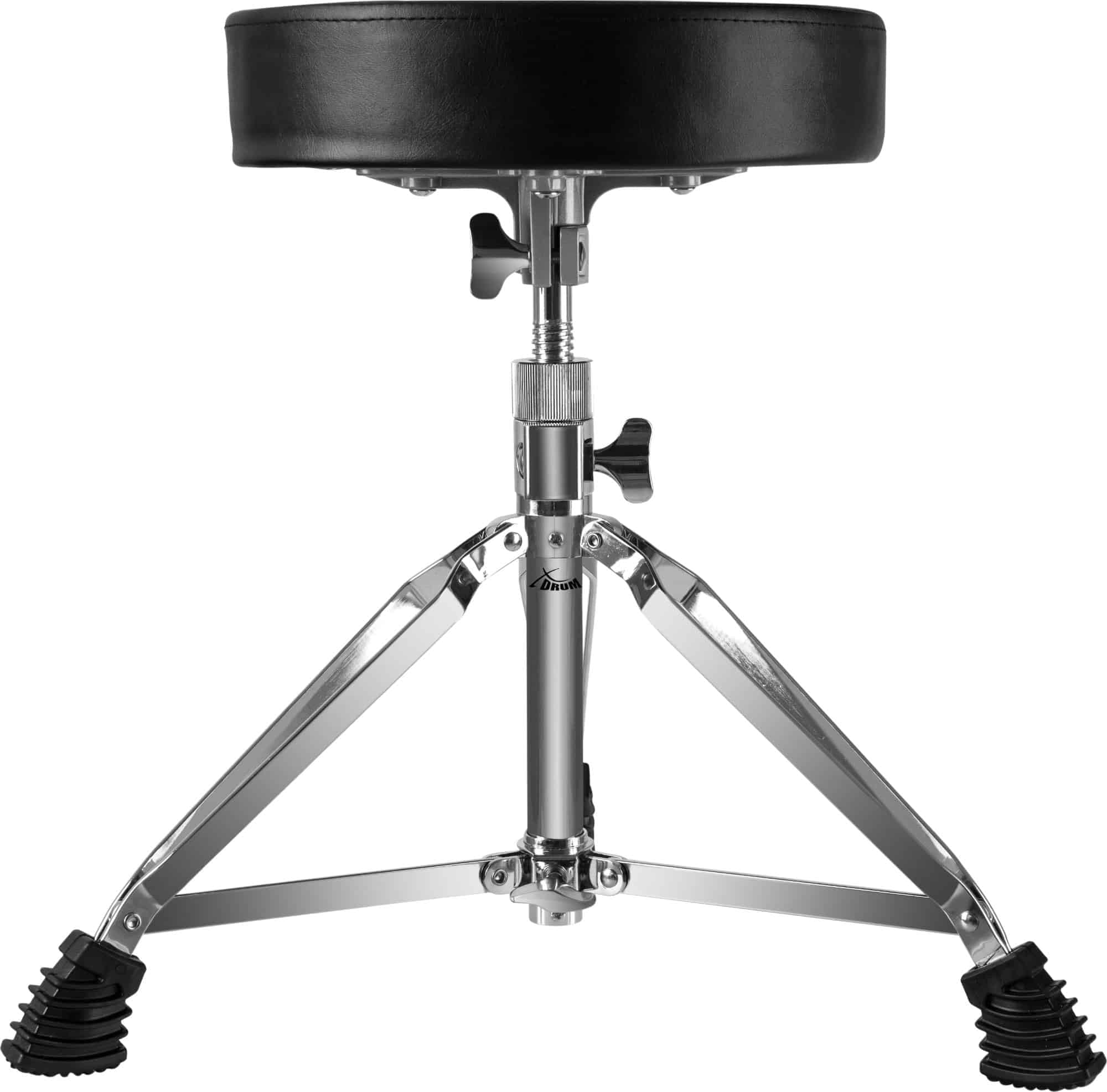 XDrum DHS-1 Drum Stool Height Adjustable Between 50-64 cm, Three Legs with Rubber Feet, Collapsible